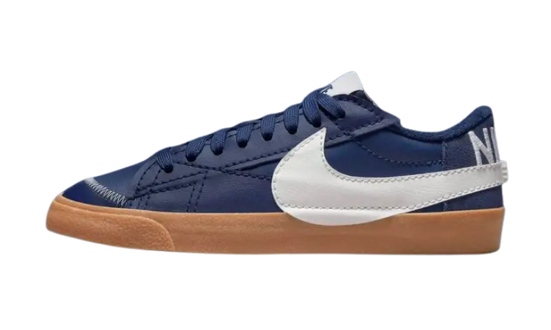 Nike Blazer Low 77 Jumbo WNTR Midnight Navy Gum - MTHOR SHOP