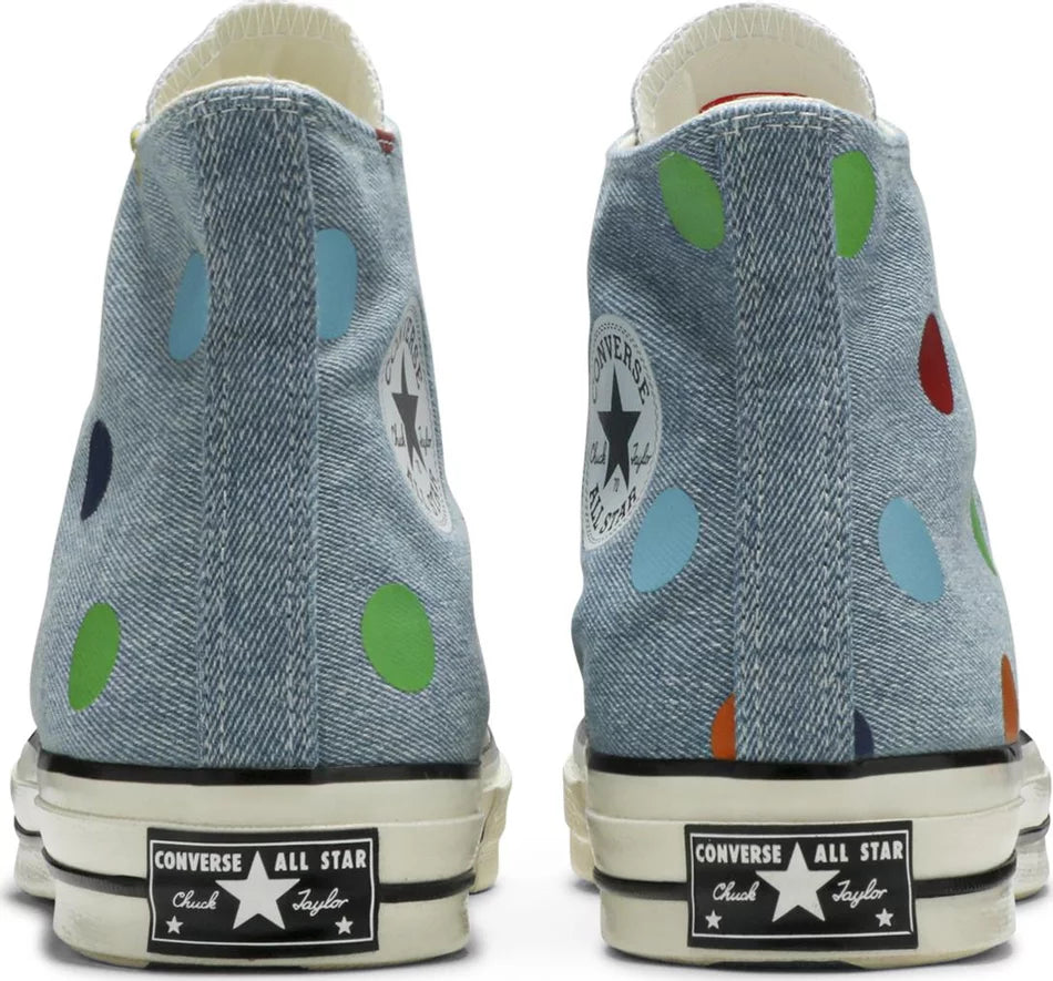 Converse Chuck Taylor All Star 70 Hi Golf Wang Denim Polka Dots - 170011C - MTHOR SHOP