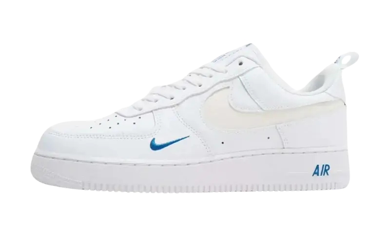 Nike Air Force 1 Low Reflective Swoosh White Blue - MTHOR SHOP