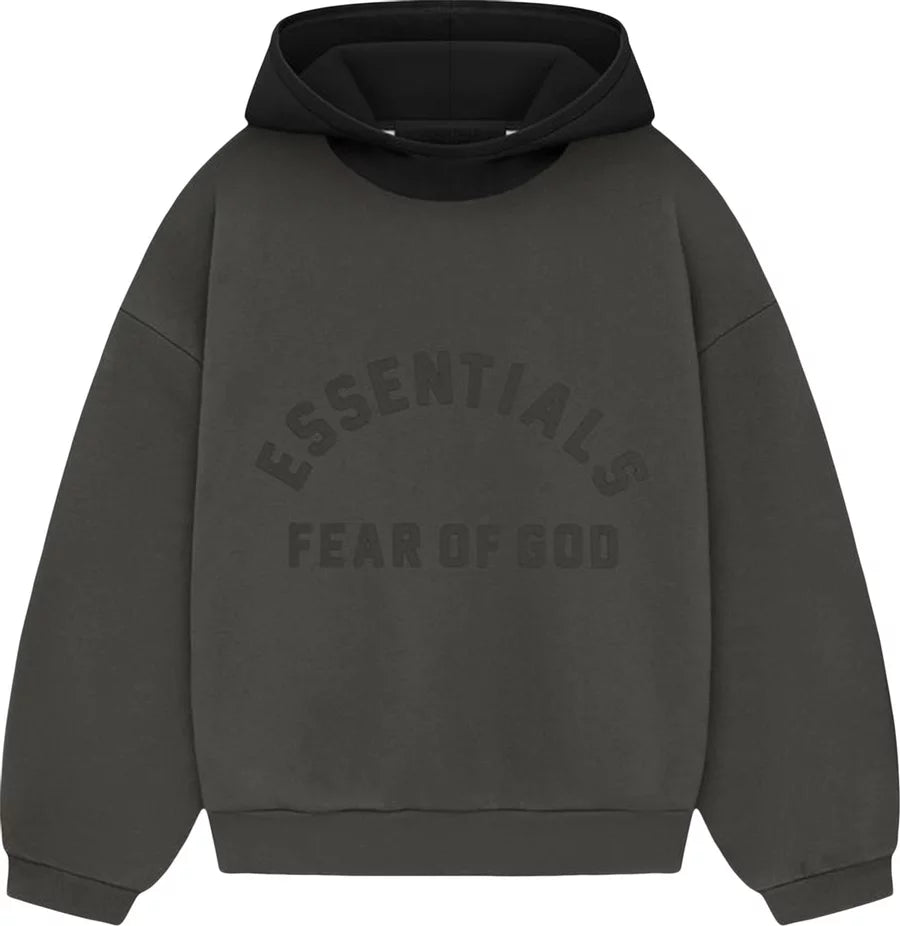 Fear of God Essentials Nylon Fleece Hoodie Ink/Jet Black