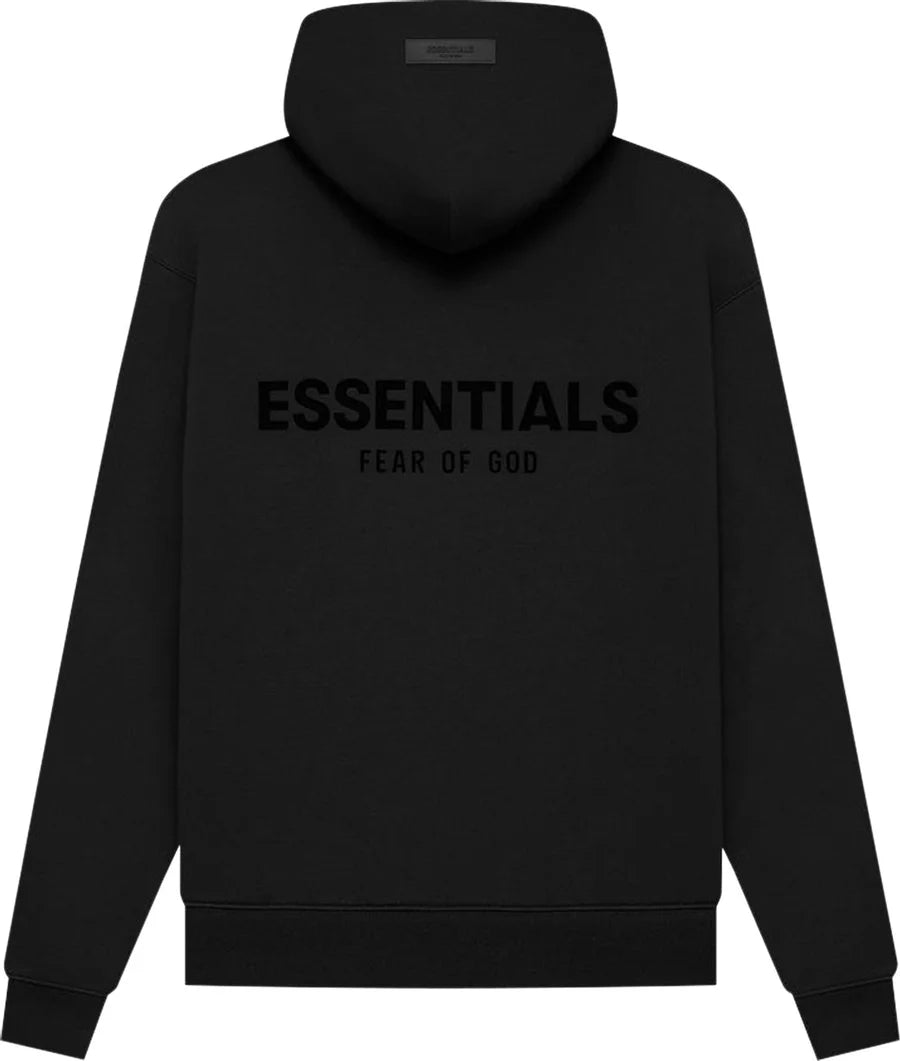 Fear of God Essentials Pull-Over Hoodie (SS21) Black/Stretch Limo