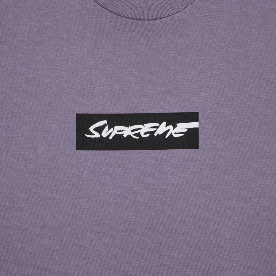 Supreme Futura Box Logo Tee Dusty Purple