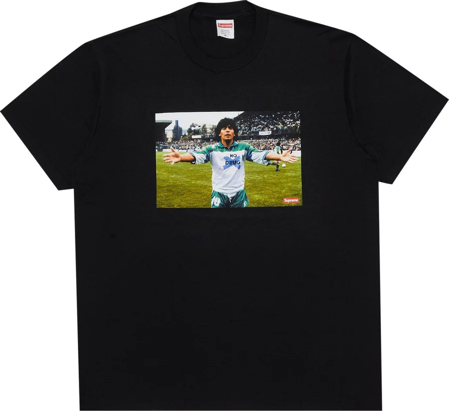 Supreme Maradona Tee Black