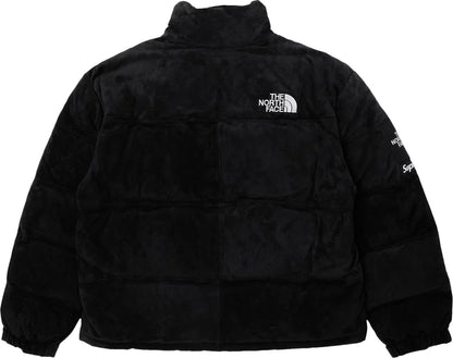 Supreme The North Face Suede Nuptse Jacket Black