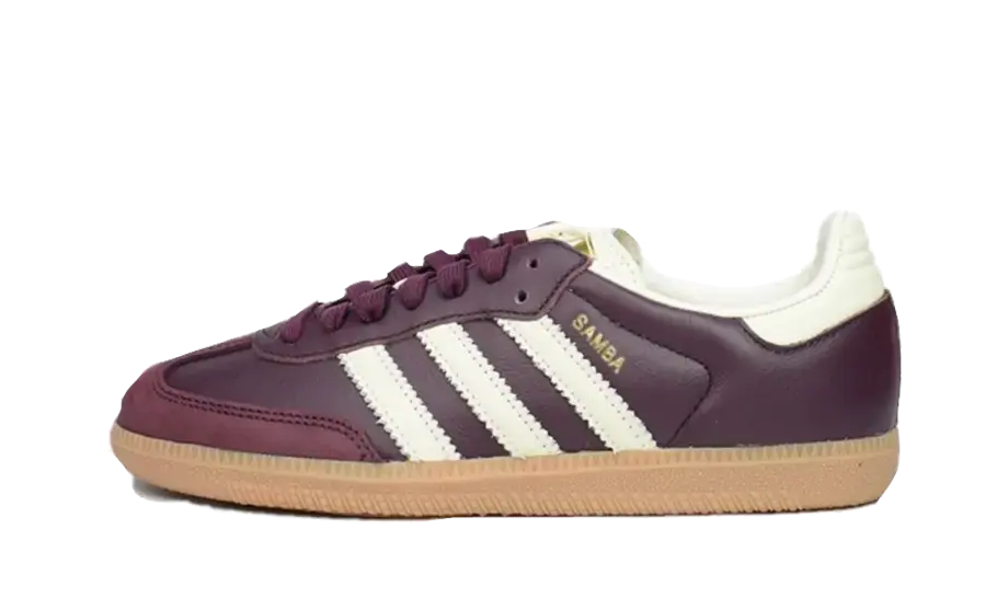 Adidas Samba OG Maroon Crewht Gold