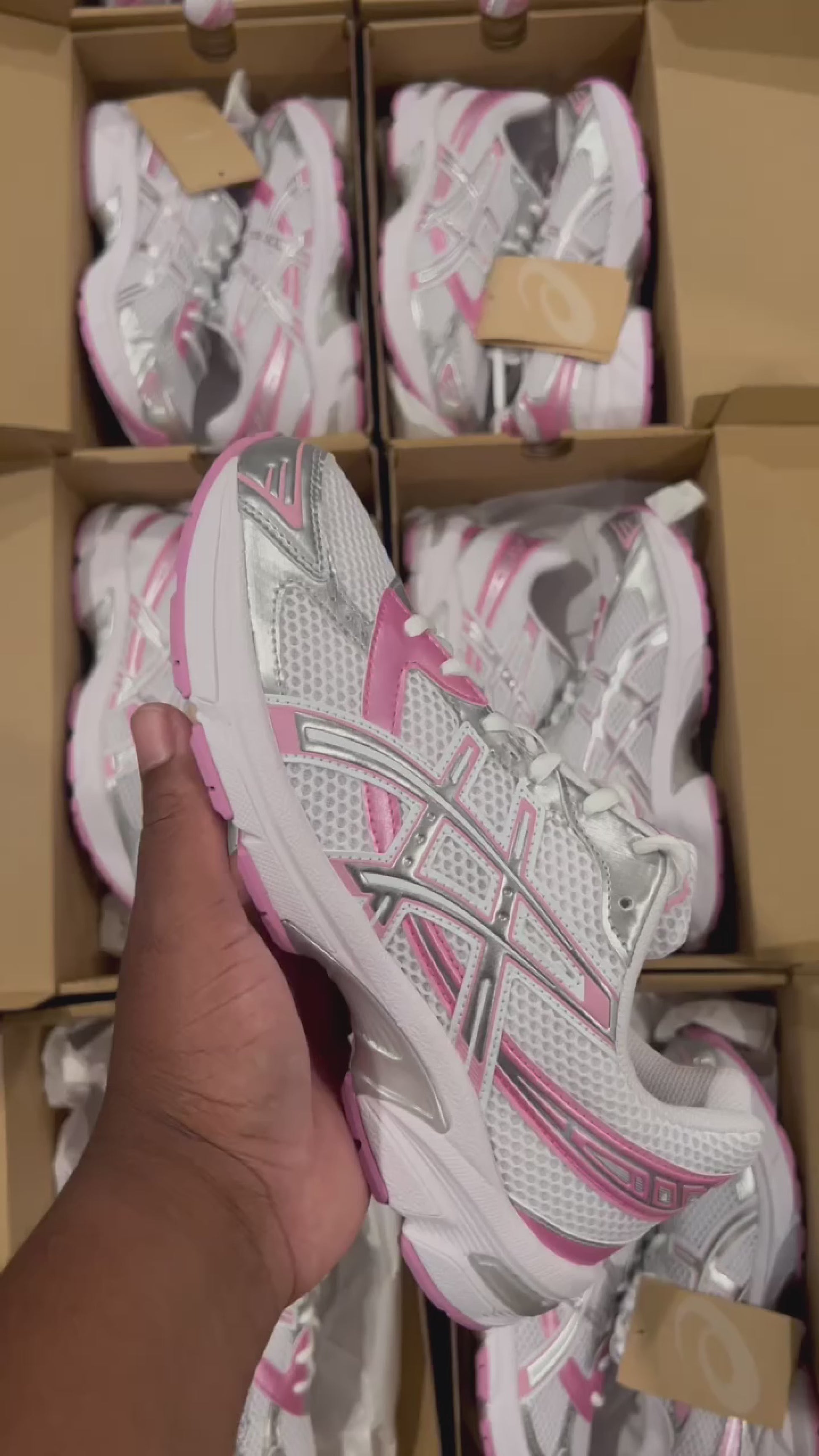 Vidéo ASICS Gel-1130White Pure Silver Pink