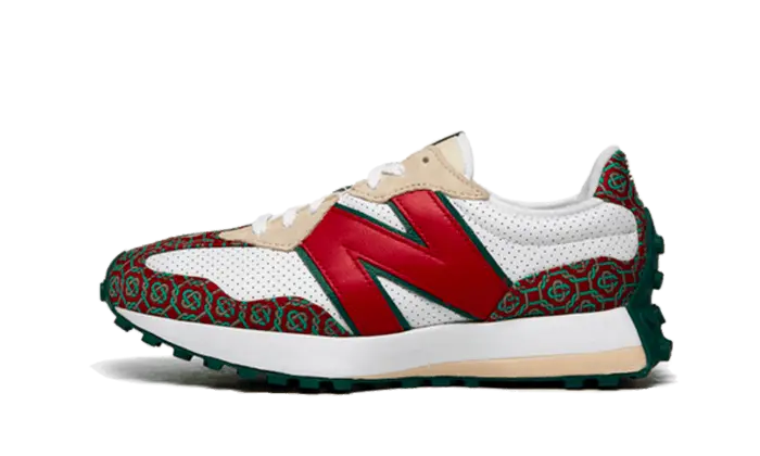 New Balance 327 Casablanca Red Monogram