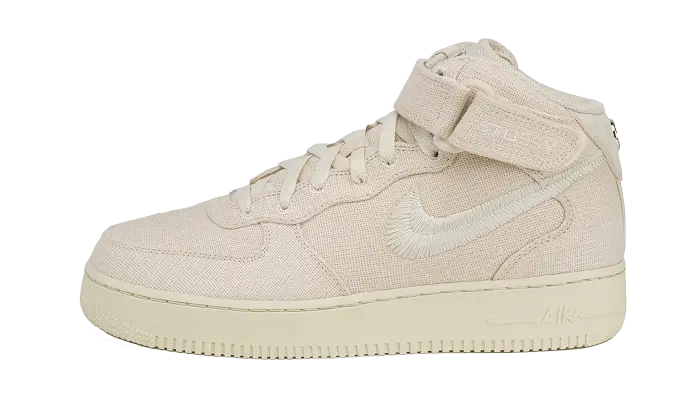 Air Force 1 Mid Stussy Fossil