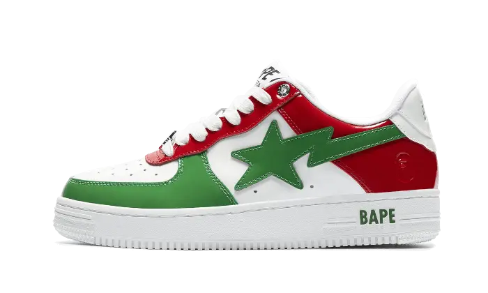 A Bathing Ape Bape Sta Low Green Red