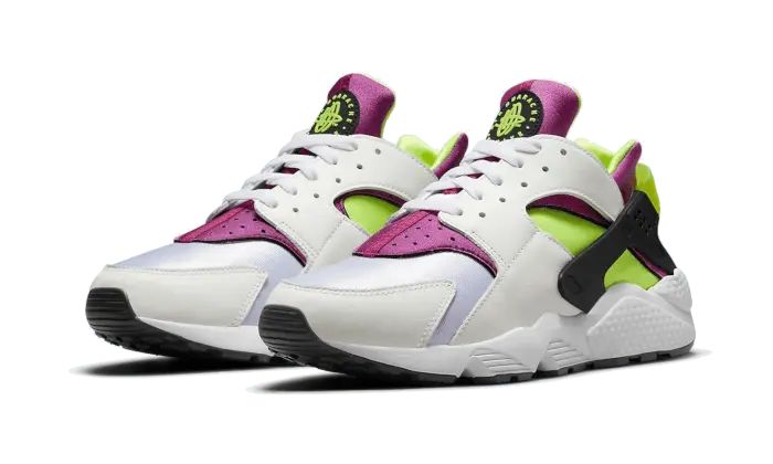 Nike Air Huarache Run Neon Yellow Magenta (2021) - DD1068-104