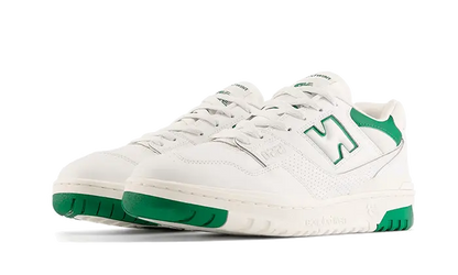 New Balance 550 White Classic Green