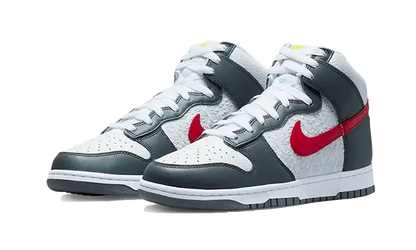 Nike Dunk High Embossed Basketball Grey Red