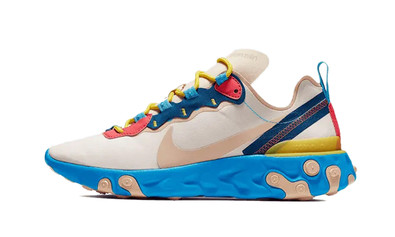 Nike React Element 55 Tan Blue Red - BQ2728-201